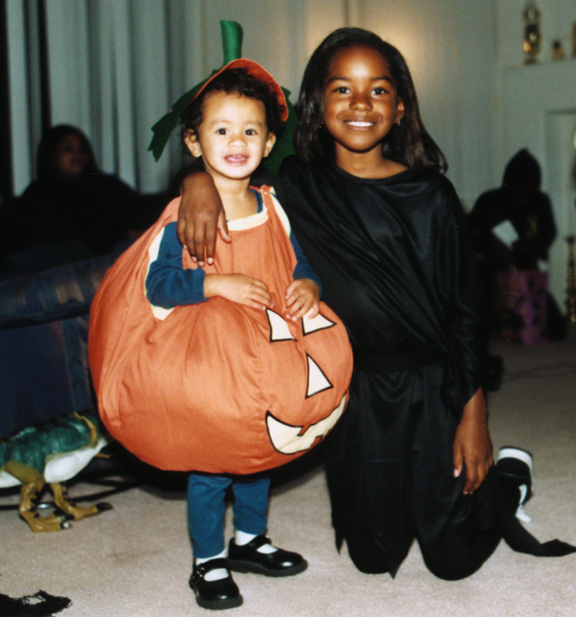 Mari poses with Shanise