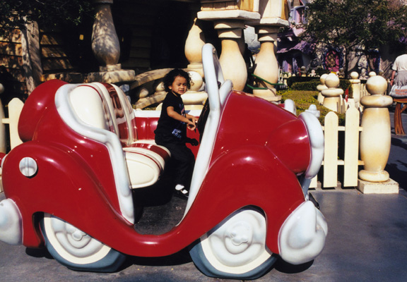 Mari drives around Toontown!