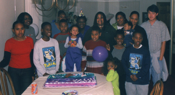 Mari's family and friends celebrate!