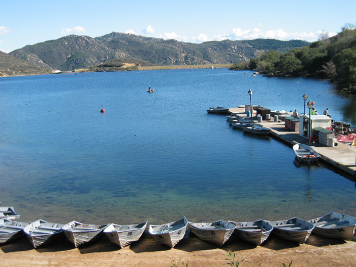 Lake Dixon is near Escondido and is secluded!