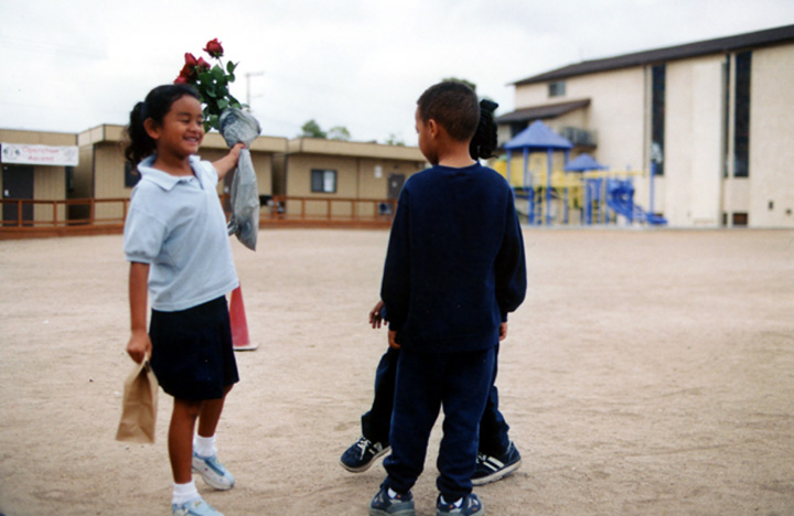 Mari shows off her roses!