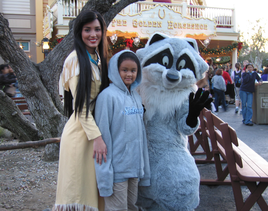 Mari meets Pocahontas!