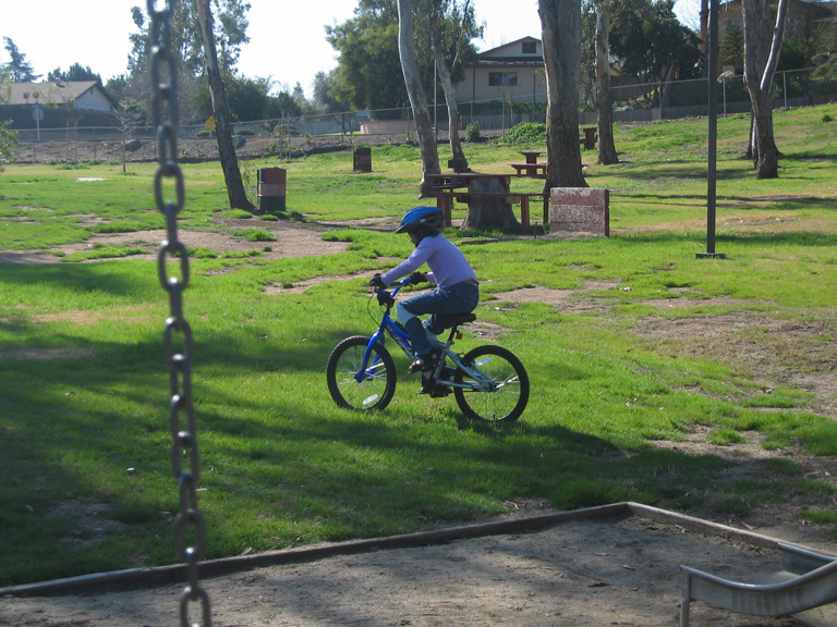 Mari goes biking in San Marcos!