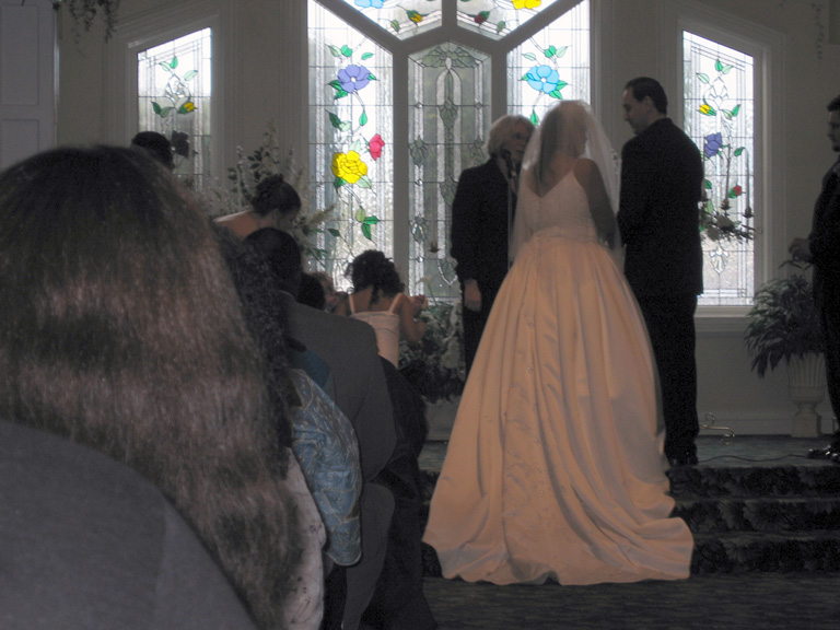 Mommy and Samson take their vows!