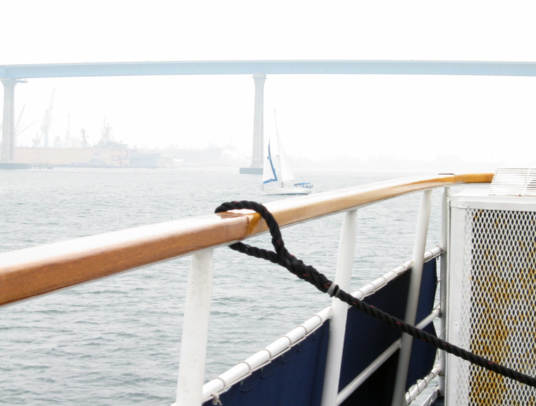Mari photographs the Coranado Bay bridge!