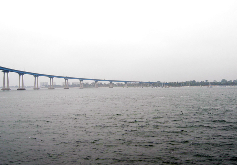 Mari photographs the Coronado Bay bridge!
