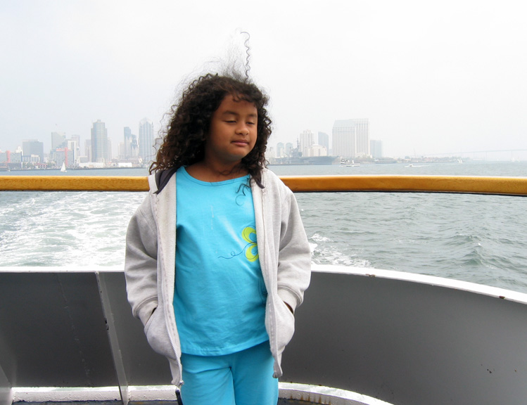 Mari finds the cruise very relaxing!