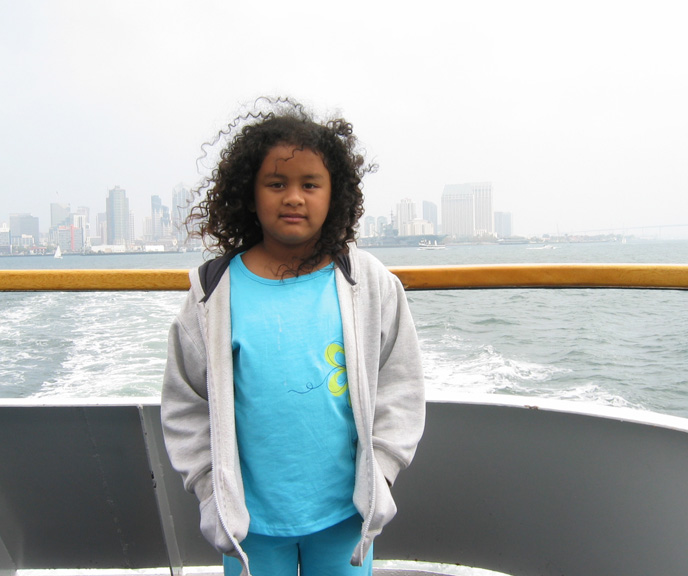 Mari finds the cruise very relaxing!