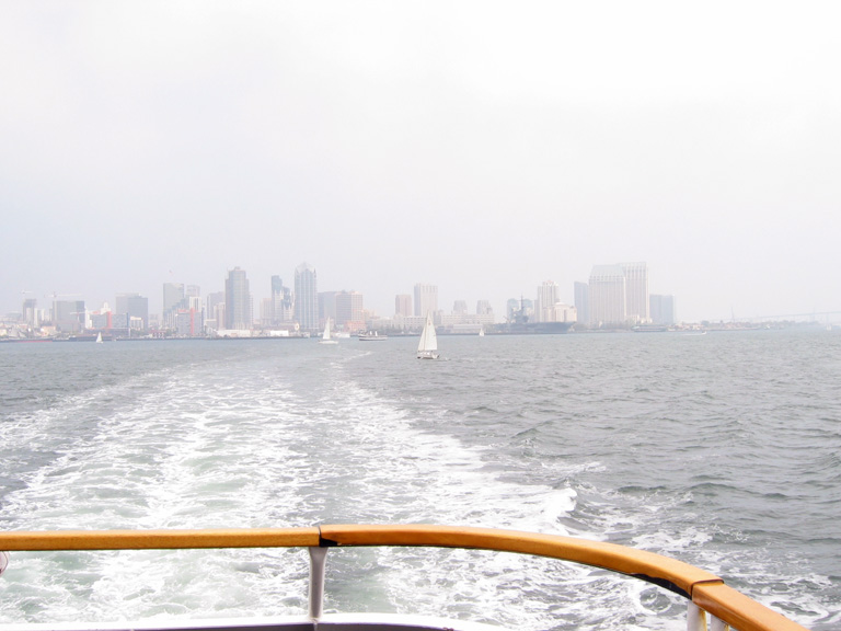 San Diego looks lovely from the bay!