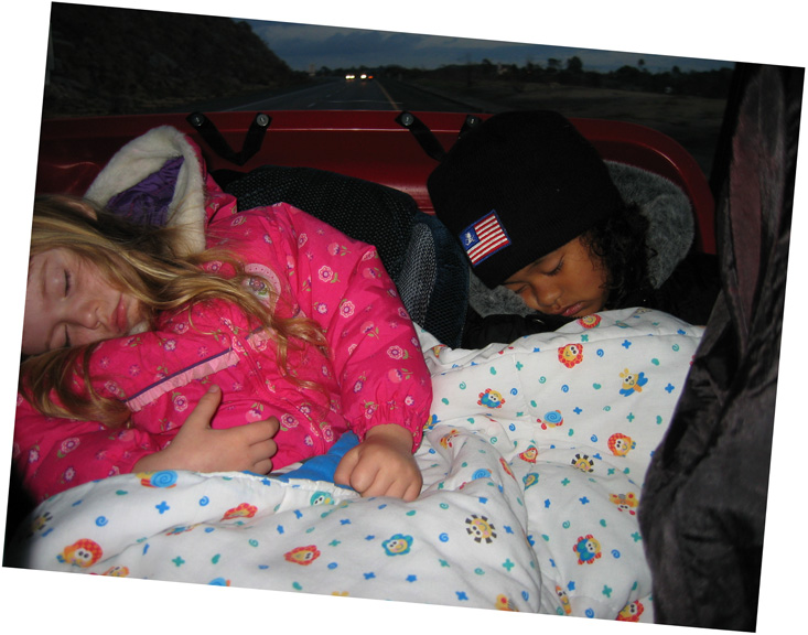 Mari and Jacque have had a long day!