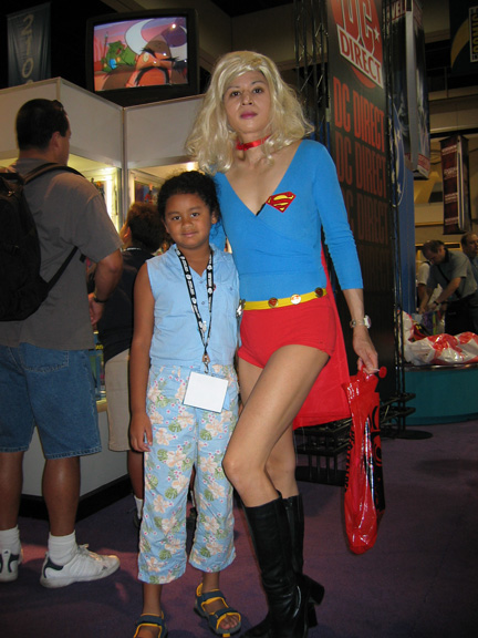 Mari meets Supergirl!