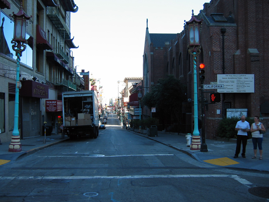 We are almost in Chinatown!