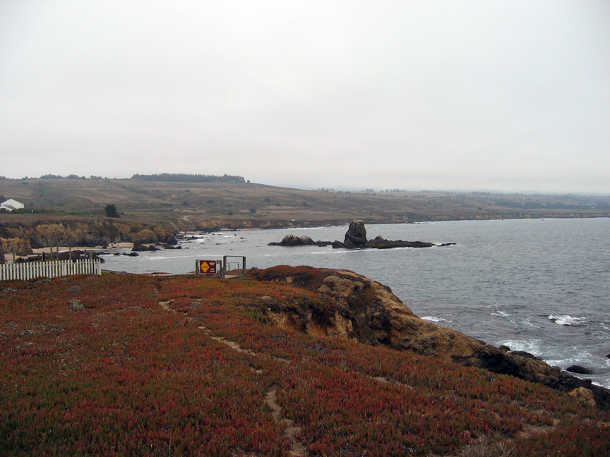 The view of the coast from the lighthouse is lovely!