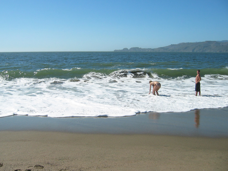 The Pacific Ocean from Baker Beach