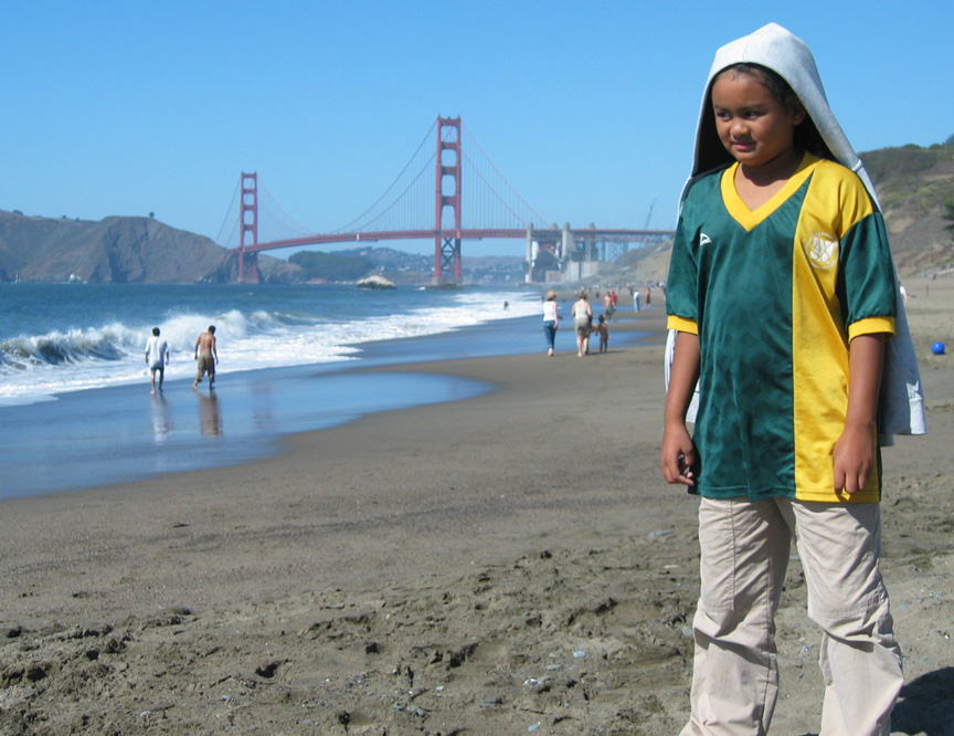 The Golden Gate Bridge is lovely from here!