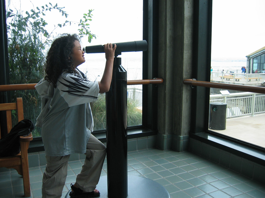 Mari visits Monterey Aquarium!