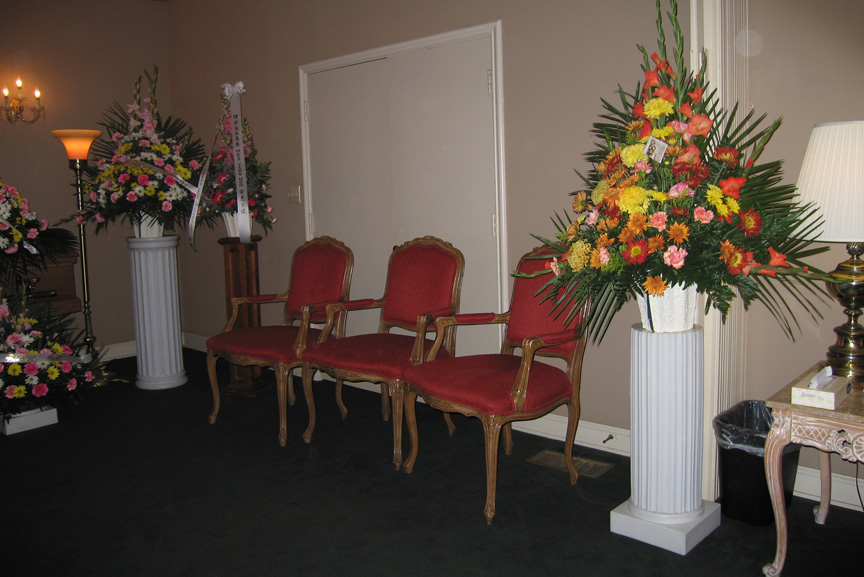 The viewing for Mei Ying Hom at Greenwood Mortuary.