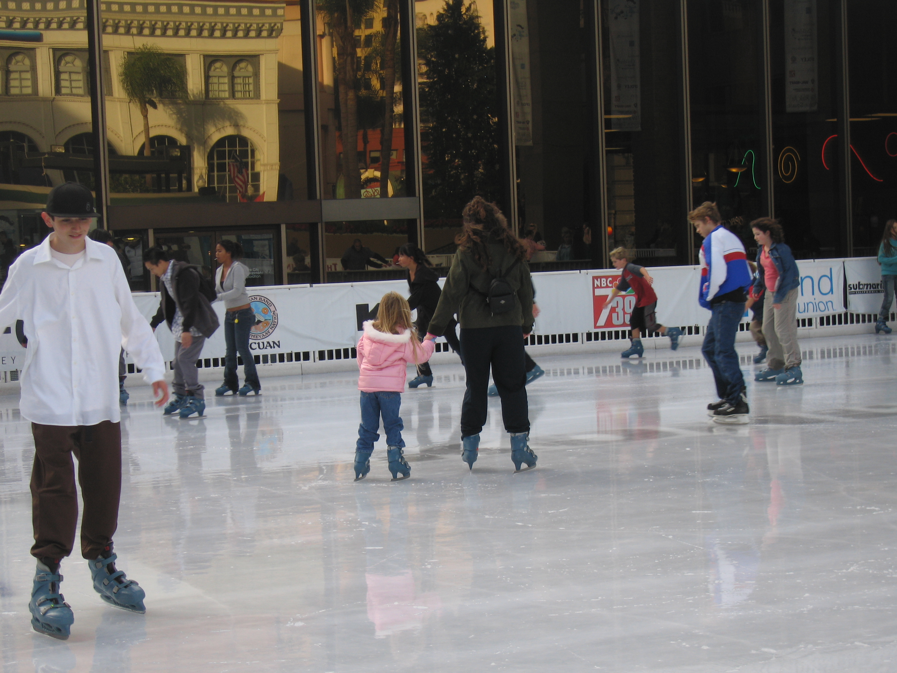 Maggie and Jacque go ice skating!