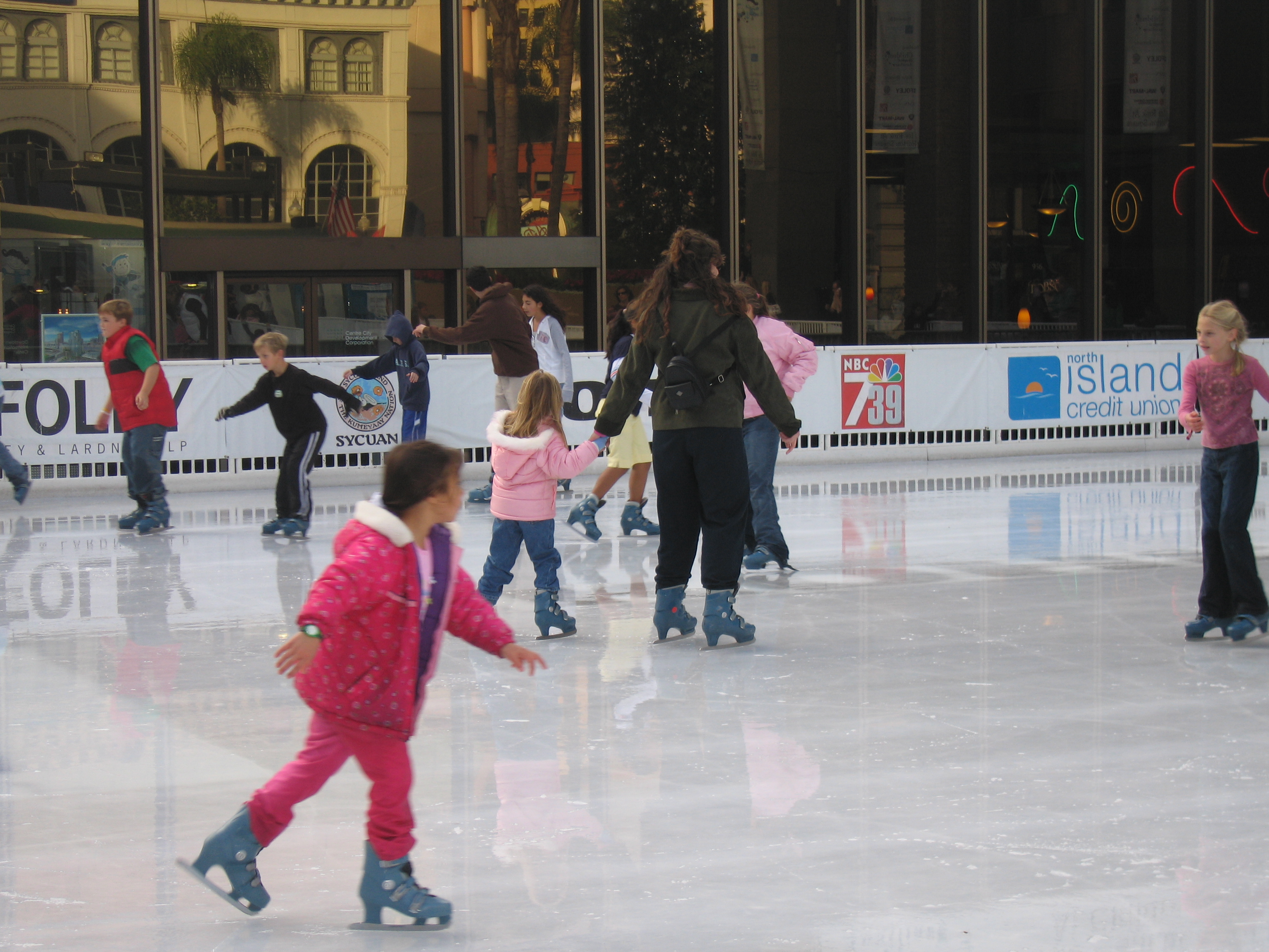 Maggie and Jacque go ice skating!