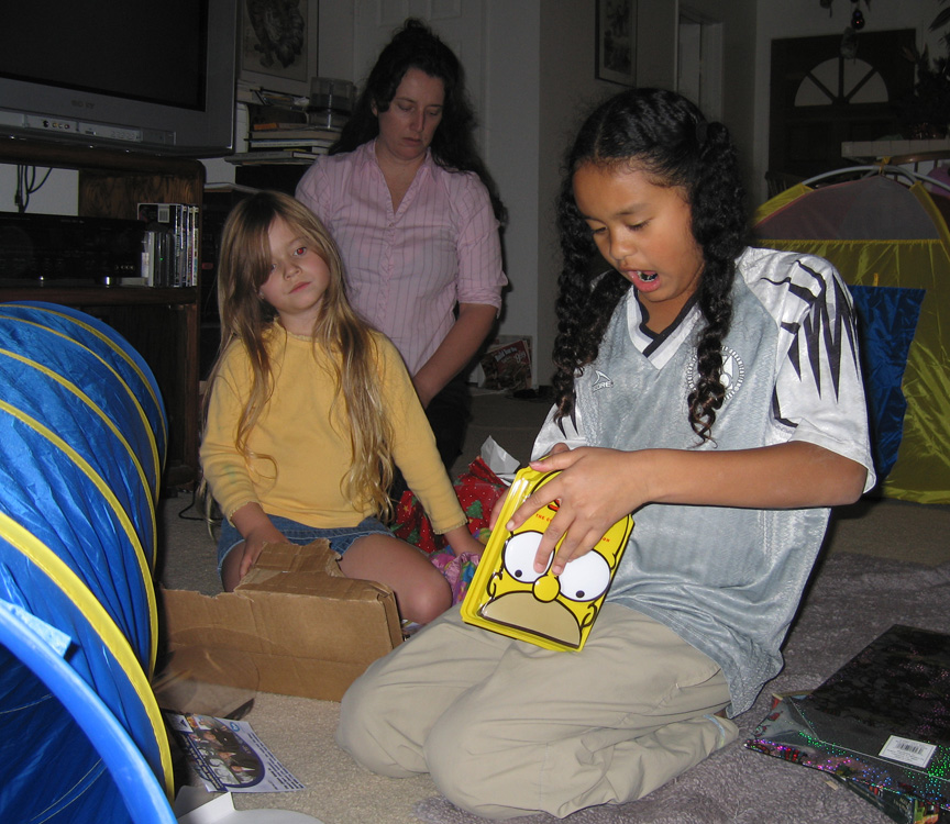 Mari gets Simpsons dvds!