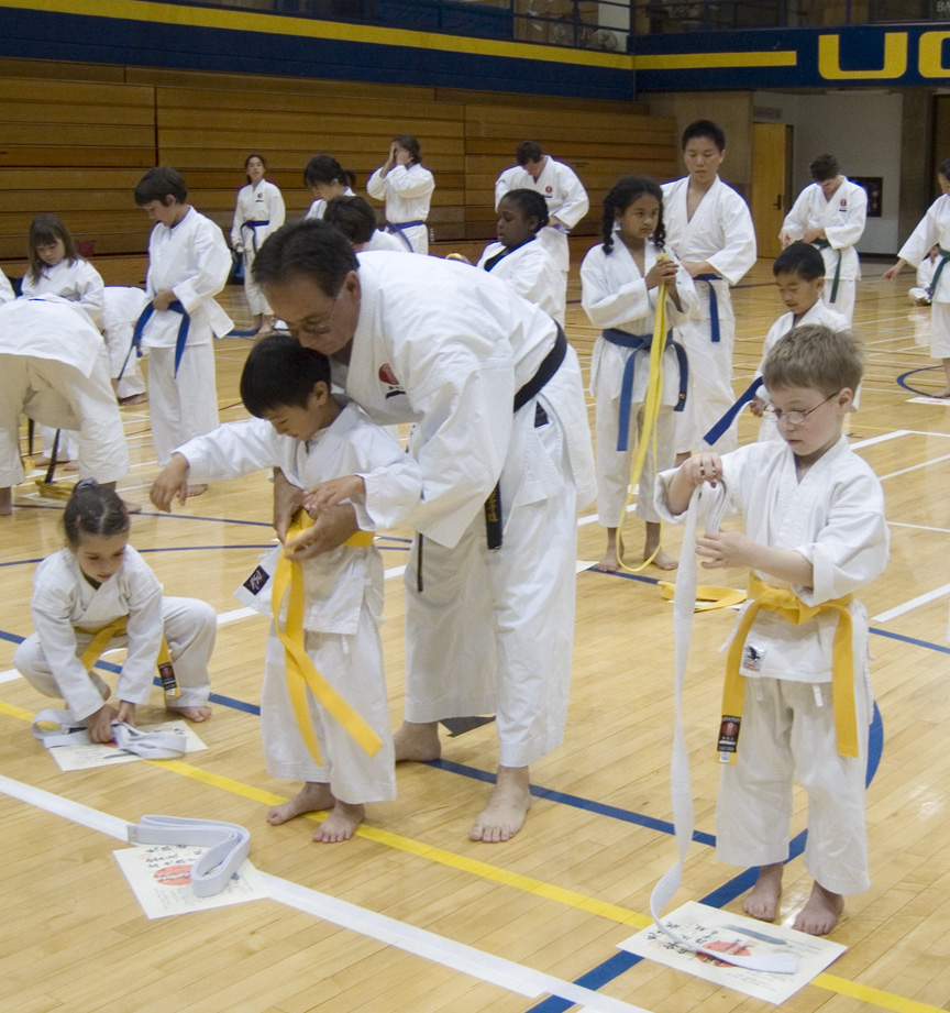 Mari is a blue belt!