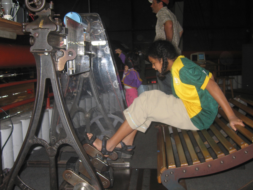 Mari generates some electricity!