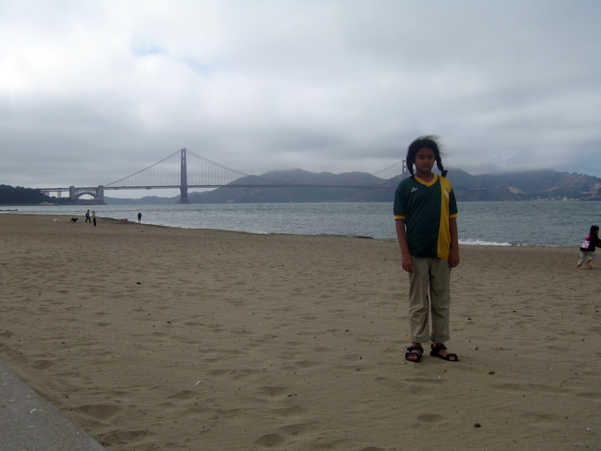 The Golden Gate bridge!