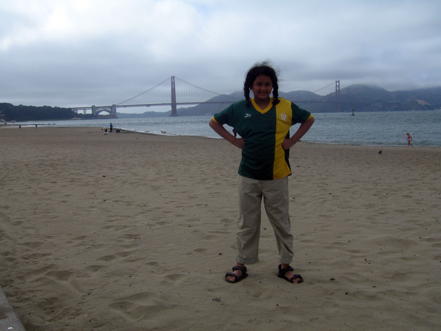 The Golden Gate bridge!