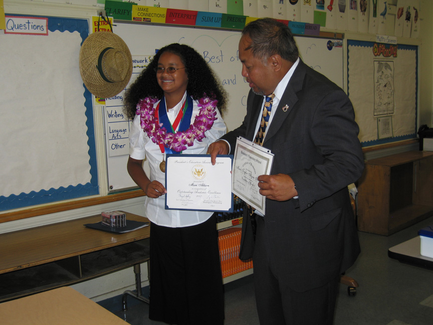 Mari's 5th grade Culmination Ceremony!