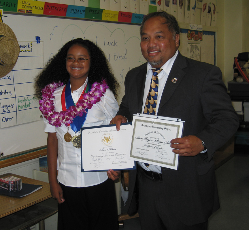 Mari's 5th grade Culmination Ceremony!