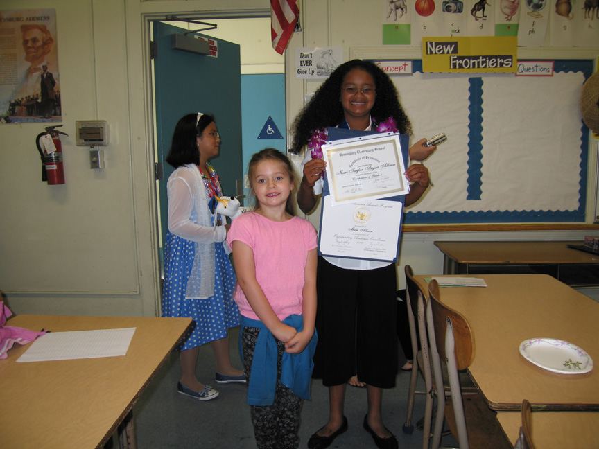 Mari's 5th grade Culmination Ceremony!