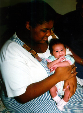 Mari at 5 weeks