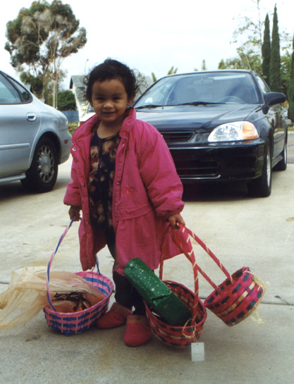 Mari gets ready to go hunting!