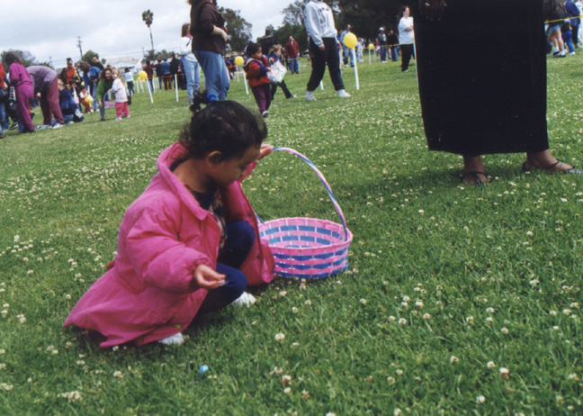 What a strange holiday where you find candy in the grass...