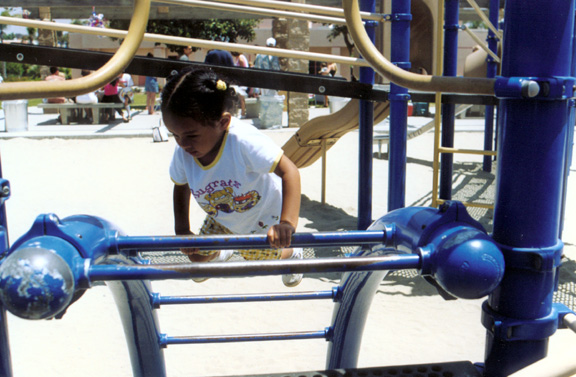 Mari is almost to the top!
