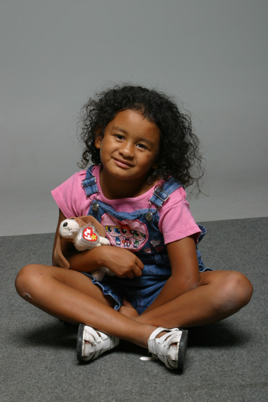 Mari holds doggie!