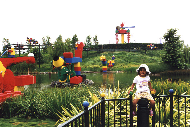 Mari takes a rest at Legoland!