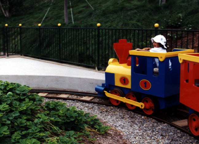 Mari gets a job as a train conductor!